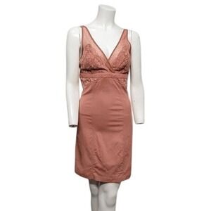 Free People Babydoll Dress Medium Retro Y2K Lace Coquette Mesh Romantic Intimate
